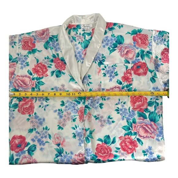 Vintage J.O. Intimates Women's Size XXL Floral Night Gown Made in Hong Kong - Picture 6 of 7